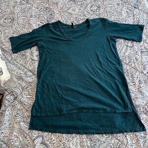 Anthropologie - left of center - Green High Low - Size M